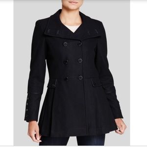 Calvin Klein military style peacoat